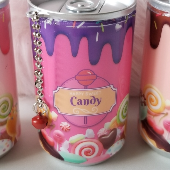 3/$25 ♥️ Mini Can Portable Candy Land Sanitizing Wet Wipes Keychain New - Picture 4 of 8